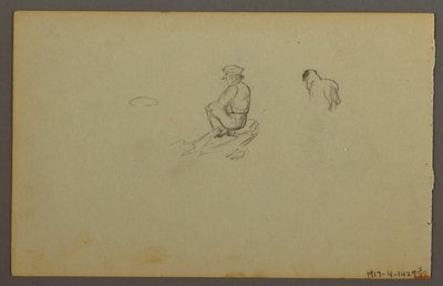 Dibujo, Dunas, 1844 de Frederic Edwin Church