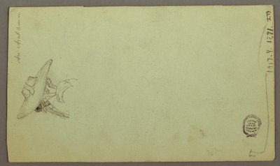 Dibujo, Estudios de figuras, Velero, Estudios arquitectónicos, posiblemente 1868 de Frederic Edwin Church