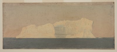 Dibujo, Iceberg flotante, Labrador, junio o julio de 1859 de Frederic Edwin Church