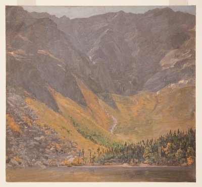Dibujo, Gran Cuenca, Monte Katahdin, Maine, antes de 1878 de Frederic Edwin Church