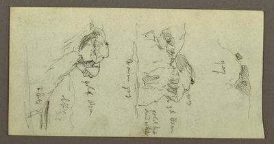 Dibujo, Cimas y laderas, posiblemente 1868 de Frederic Edwin Church