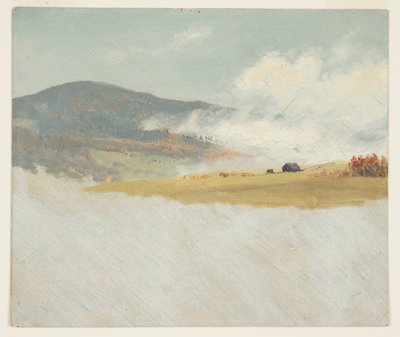 Dibujo, Paisajes de colinas, 1865-75 de Frederic Edwin Church