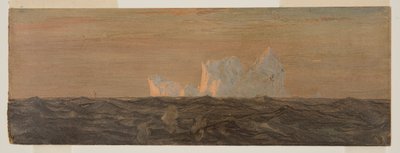 Dibujo, Icebergs, junio o julio de 1859 de Frederic Edwin Church