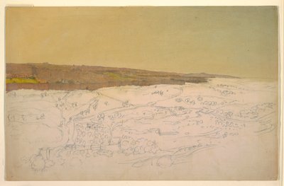 Dibujo, Jerusalén, vista general, abril (), 1868 de Frederic Edwin Church
