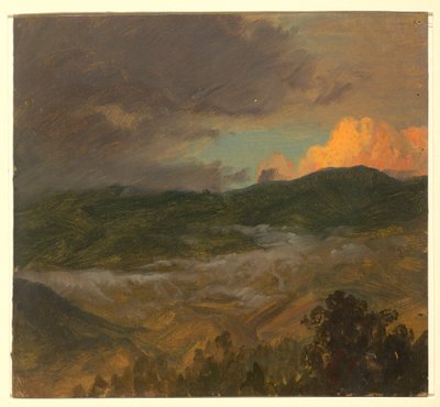 Dibujo, Paisaje, 1865 de Frederic Edwin Church