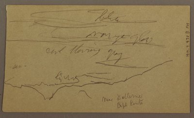 Dibujo, Paisaje, mayo-agosto de 1865 de Frederic Edwin Church