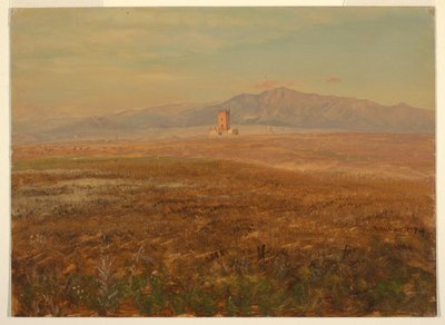 Dibujo, Paisaje mexicano, abril de 1869 de Frederic Edwin Church