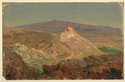 Dibujo, Monte Pentélico, abril de 1869 de Frederic Edwin Church