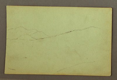 Dibujo, Picos de montaña, posiblemente 1856 de Frederic Edwin Church