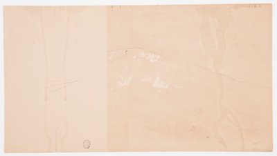 Dibujo, Monte Katahdin desde el sureste; reverso: Monte Katadhin, 1876-78 de Frederic Edwin Church