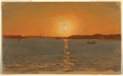 Dibujo, Terranova, Cabeza de gato, junio de 1859 de Frederic Edwin Church