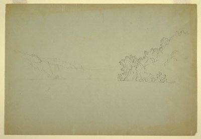 Dibujo, Cataratas del Niágara desde el noroeste, 1856 de Frederic Edwin Church