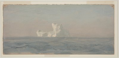 Dibujo, frente a Iceberg, Terranova, junio de 1859 de Frederic Edwin Church