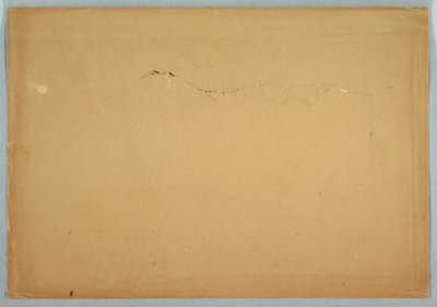 Dibujo, Contorno del monte Katahdin, Maine, ca. 1856-60 de Frederic Edwin Church