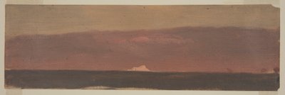 Dibujo, Paisaje marino con iceberg, 1859 de Frederic Edwin Church