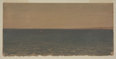 Dibujo, Paisaje marino con iceberg, 1859 de Frederic Edwin Church