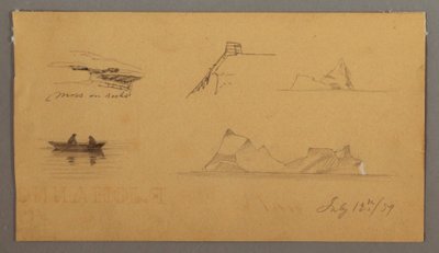 Dibujo, Bocetos del Labrador, 12 de julio de 1859 de Frederic Edwin Church