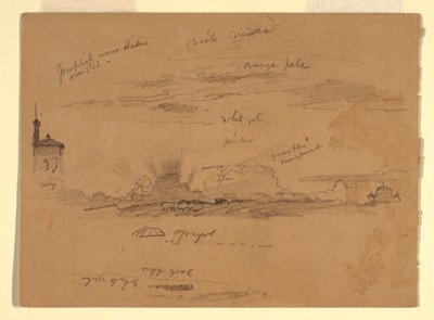 Dibujo, Bocetos de Roma, Italia, noviembre de 1868 de Frederic Edwin Church