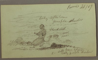 Dibujo, Estudio del cielo, febrero de 1869 de Frederic Edwin Church