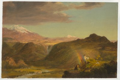 Dibujo, Paisaje sudamericano, 1854 de Frederic Edwin Church