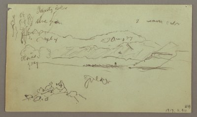 Dibujo, Arco de piedra, Base de piedra, 27 de abril de 1868 de Frederic Edwin Church