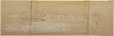 Dibujo, Las cataratas del Niágara, septiembre u octubre de 1856 de Frederic Edwin Church