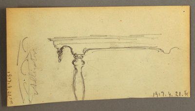 Dibujo, Tres vacas en un camino en el bosque, ca. 1845 de Frederic Edwin Church