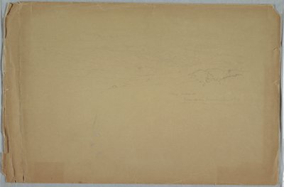 Dibujo, Valle entre montañas, Guanoco, cerca de Guaranda, Ecuador., 11 de junio de 1857 de Frederic Edwin Church
