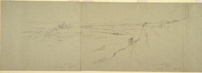 Dibujo, Vista desde la Acrópolis, 1869 de Frederic Edwin Church