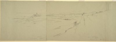 Dibujo, Vista desde la Acrópolis, 1869 de Frederic Edwin Church