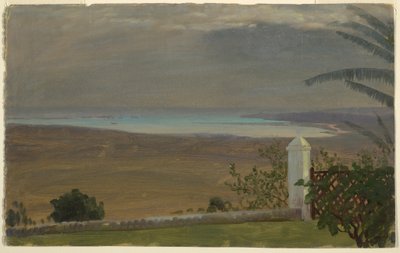 Dibujo, Vista del mar, 1865 de Frederic Edwin Church