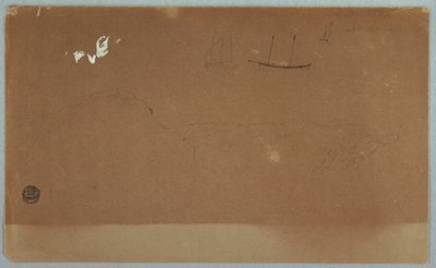 Dibujo, Vistas desde Labrador o Terranova, junio o julio de 1859 de Frederic Edwin Church