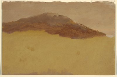 Dibujo, Ladera arbolada, 1870-80 de Frederic Edwin Church