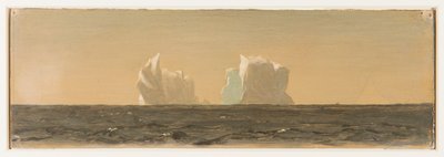 Icebergs flotantes de Frederic Edwin Church