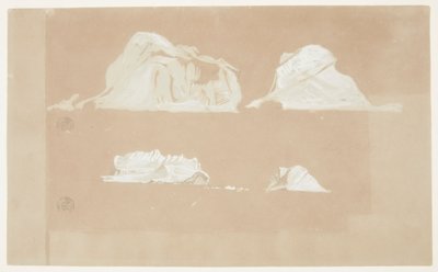 Icebergs flotantes de Frederic Edwin Church