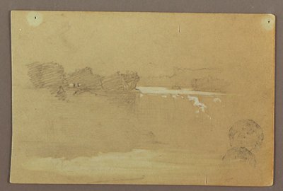 Punto Hennequin y las Cataratas Americanas, Río Niágara de Frederic Edwin Church