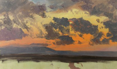 Cielo al atardecer, Jamaica, Islas Occidentales de Frederic Edwin Church