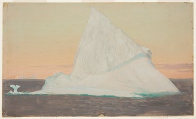Iceberg y flor de hielo de Frederic Edwin Church