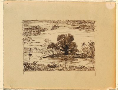 Paisaje fluvial imaginario de Frederic Edwin Church