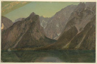 Koenigsee, cerca de Berchtesgaden, Baviera de Frederic Edwin Church