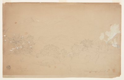 Paisaje cerca de Guaranda, Ecuador de Frederic Edwin Church