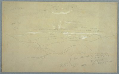 Paisaje al atardecer, Jamaica de Frederic Edwin Church