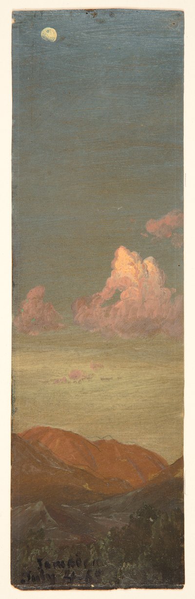 Paisaje a la Luz de la Luna, Jamaica de Frederic Edwin Church
