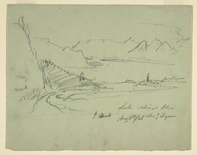Paisaje en Austria, 5 de agosto de 1868 de Frederic Edwin Church