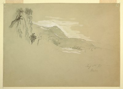 Paisaje cerca de Huino, México de Frederic Edwin Church