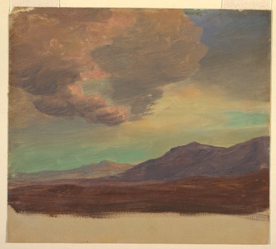Paisaje, cerca de Palestina o Siria de Frederic Edwin Church
