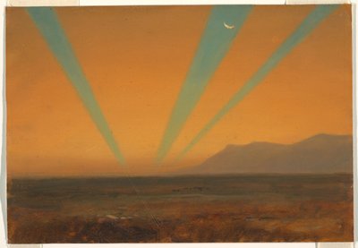 Paisaje con puesta de sol de Frederic Edwin Church