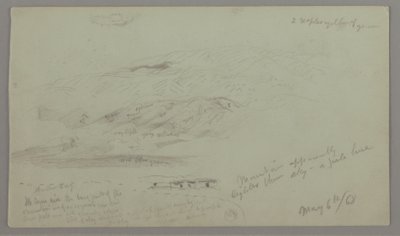 Paisajes cerca de Baalbek, Líbano de Frederic Edwin Church