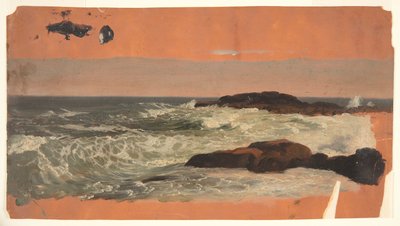 Costa de Maine, oleaje de Frederic Edwin Church