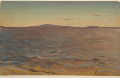 Costa de Maine, oleaje de Frederic Edwin Church